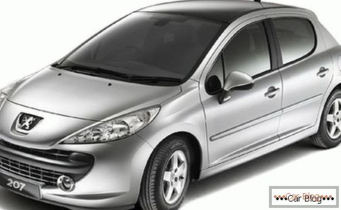 First place Peugeot 207
