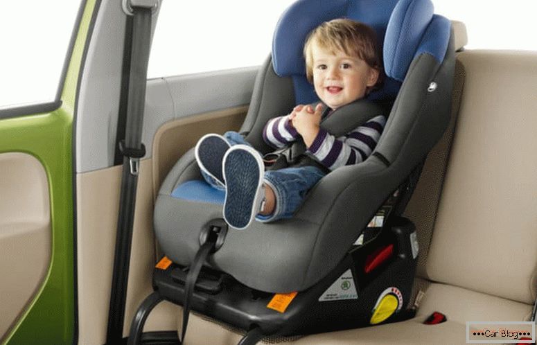 how isofix looks like in a car