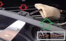 how to start removing the driver's door trim