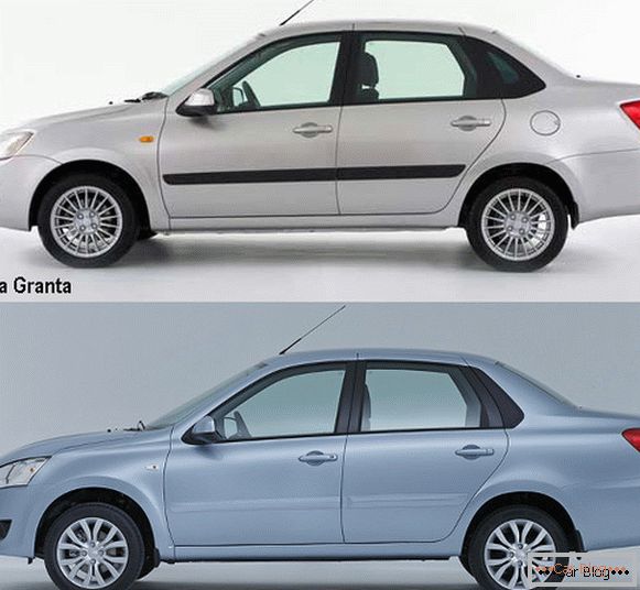 Cars Datsun on-DO and Lada Granta - are they all the same?