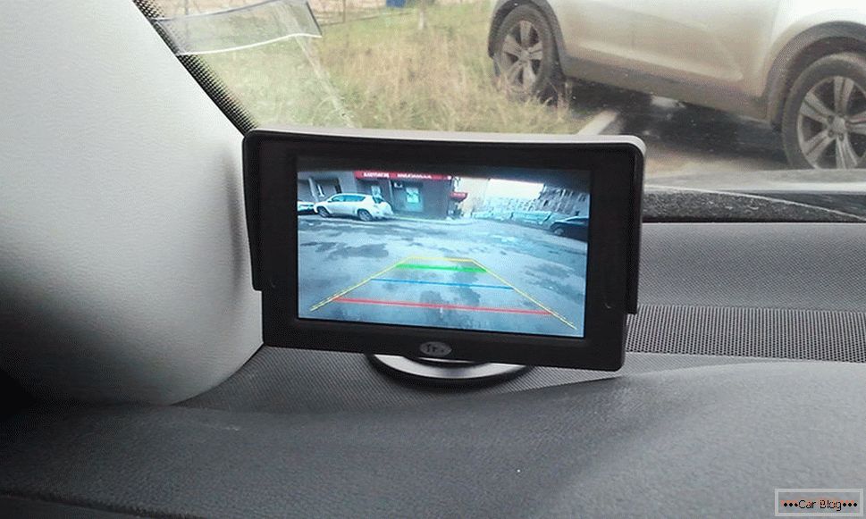 Testing the rear view camera