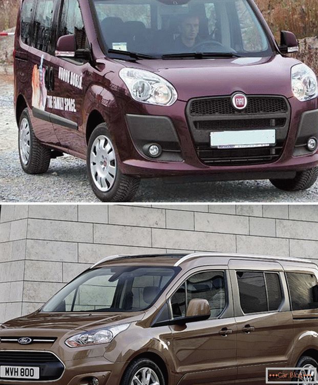 Cars FIAT Doblo and Ford Connect - which of the minivan is better?