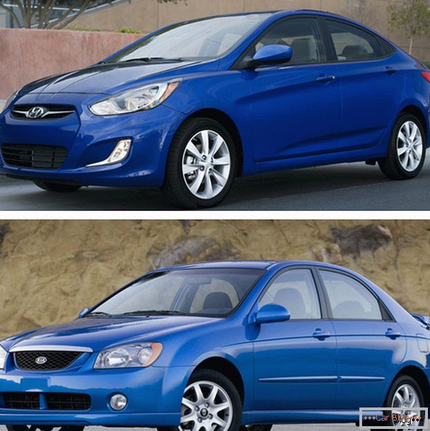 Hyundai Accent and Kia Spectra - a comparison of Korean state employees
