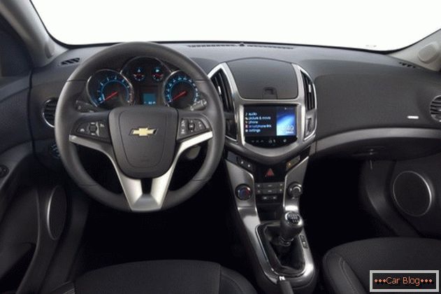 Chevrolet Cruze car interior is famous for its comfort and reliability