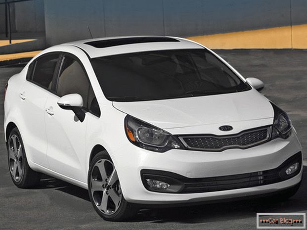 KIA Rio is often compared to an alien aircraft due to its appearance.