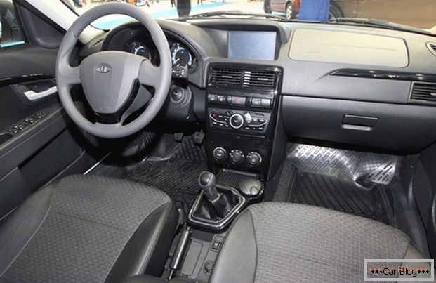 Lada Priora has a comfortable and ergonomic interior