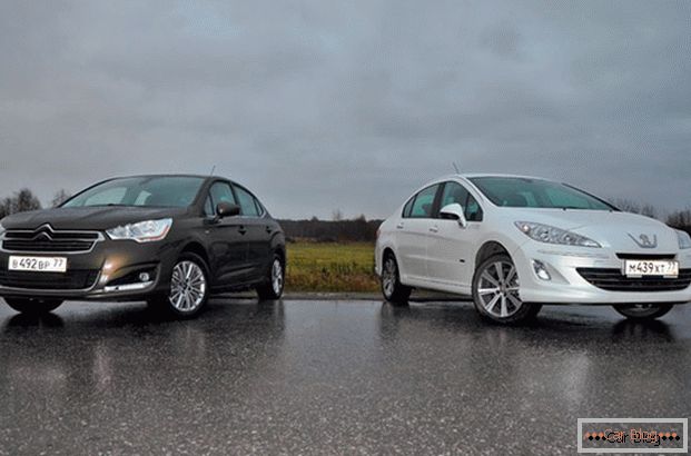 French cars Peugeot 408 and Citroen C4 - which one is better?