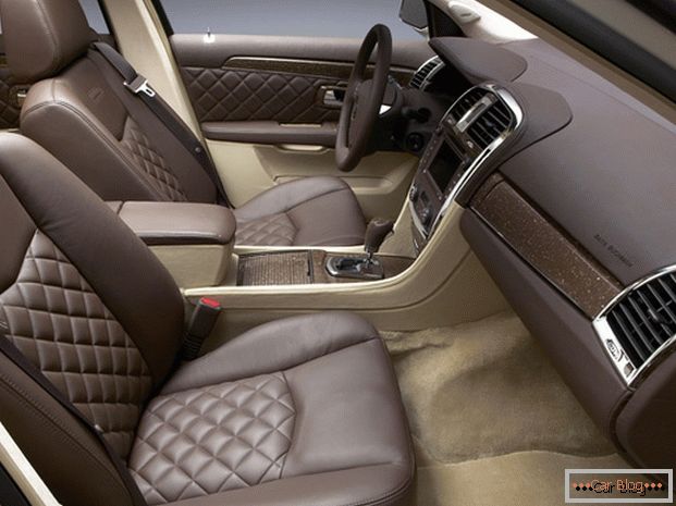 Cadillac SRX car interior