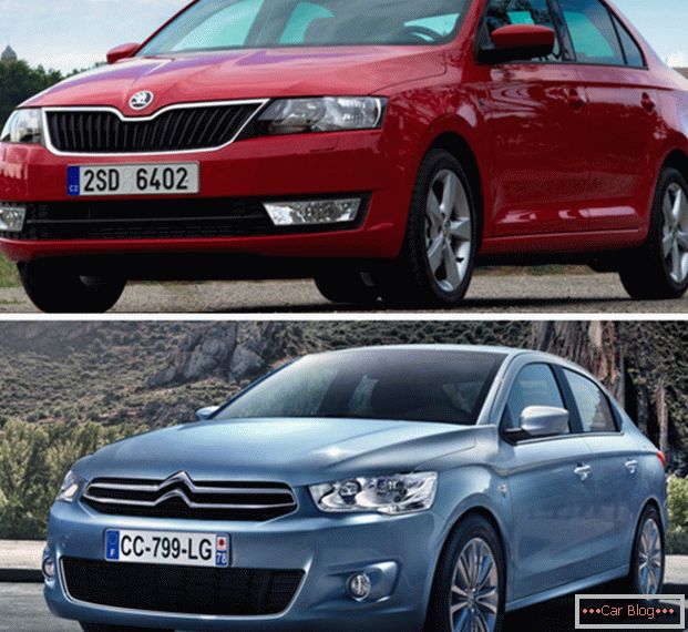 Comparison of cars Skoda Rapid and Citroen S-Elise