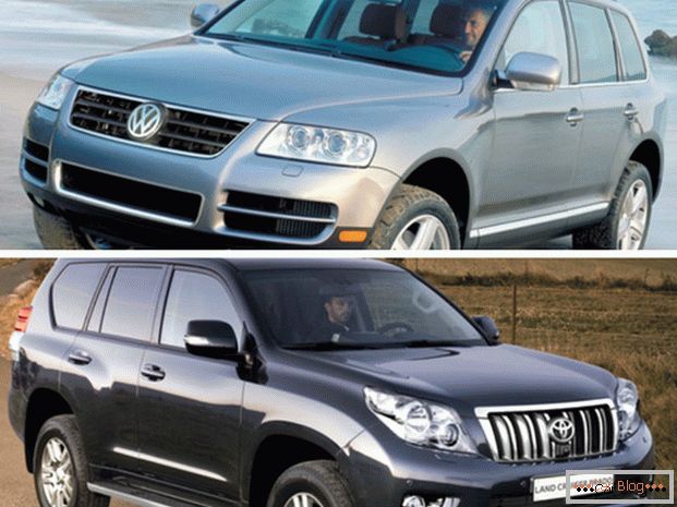 Comparing Volkswagen Touareg and Toyota Land Cruiser Prado
