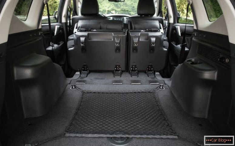 Mitsubishi Pajero Sport luggage compartment