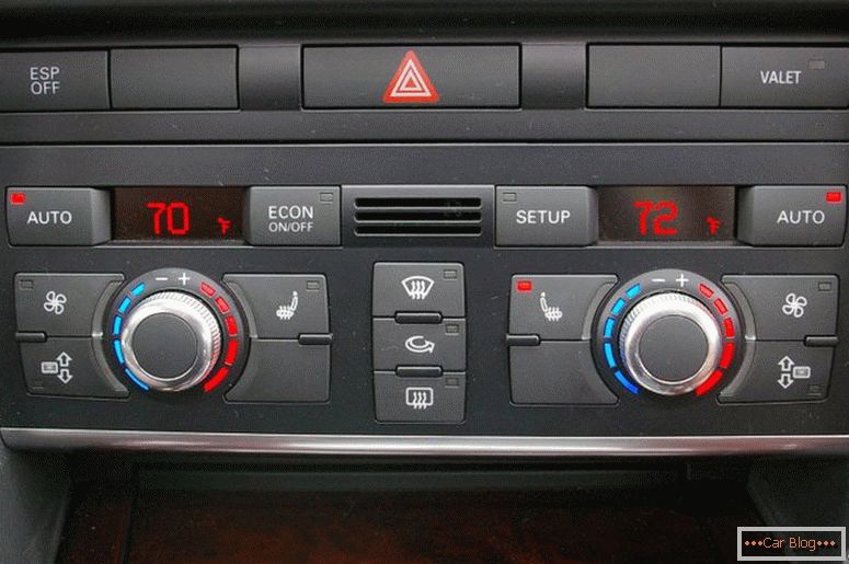 Audi A6 climate control