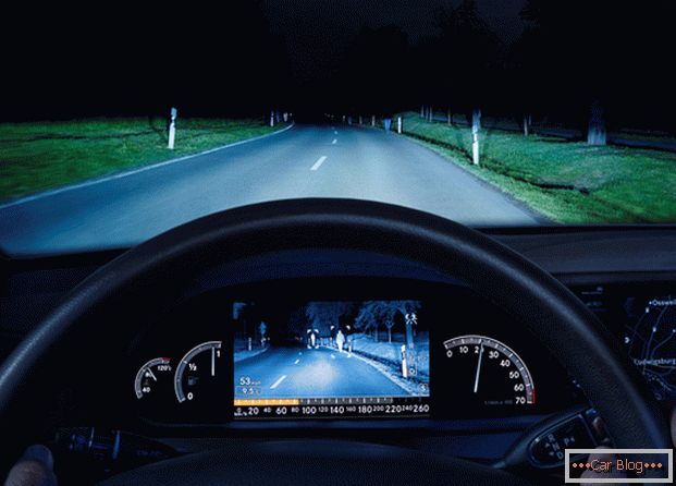 Night vision device for motorists