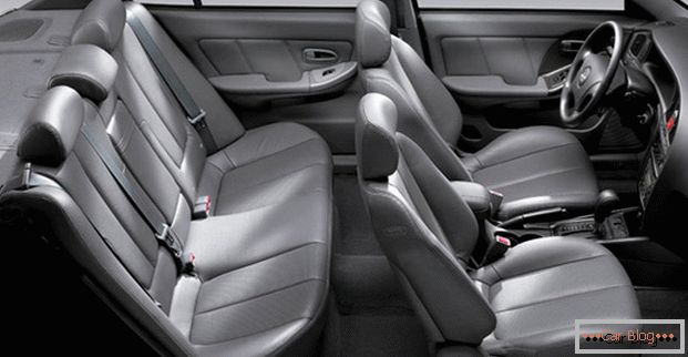 Hyundai Elantra car interior