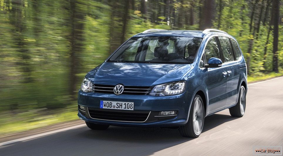 VW Sharan after restyling has become less
