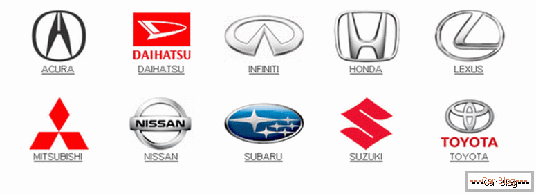 list of brands of Japanese cars