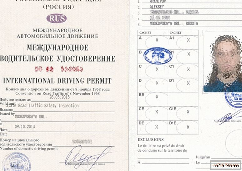 International driver's license